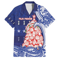 Northern Mariana Islands Christmas Family Matching Off Shoulder Short Dress and Hawaiian Shirt Seashell Xmas Tree Tribal Waves - Polynesian Pride