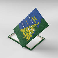 Solomon Islands Christmas Canvas Wall Art Seashell Xmas Tree Tribal Waves - Polynesian Pride