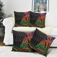 New Caledonia Christmas Pillow Cover Seashell Xmas Tree Tribal Waves DT05 - Polynesian Pride