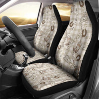 Hawaii Palaka Cowboy Car Seat Cover Shell Maile Lei With Western Patterns - Polynesian Pride