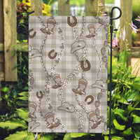 Hawaii Palaka Cowboy Garden Flag Shell Maile Lei With Western Patterns - Polynesian Pride