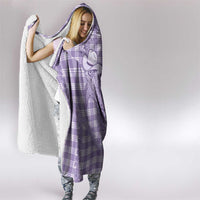 Purple Hawaii Palaka Cowboy Turtle Hooded Blanket Hawaiian Paniolo Puakenikeni Maile Lei - Polynesian Pride