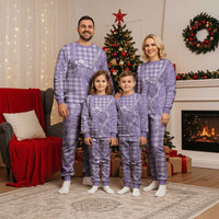 Purple Hawaii Palaka Cowboy Turtle Christmas Pajama Set Hawaiian Paniolo Puakenikeni Maile Lei - Polynesian Pride