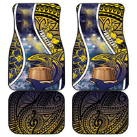Tokelau Car Mats National Badge Waves Style