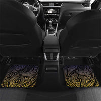 Tokelau Car Mats National Badge Waves Style