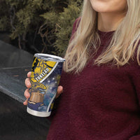 Personalised Tokelau Tumbler Cup National Badge Waves Style