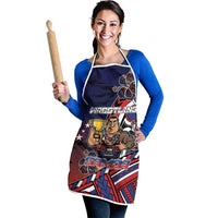 Samoa Wrestling Apron Polynesian Warrior Funny Style - Polynesian Pride