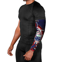 Personalised Samoa Wrestling Arm Sleeves Polynesian Warrior Funny Style - Polynesian Pride