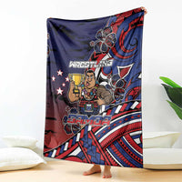 Samoa Wrestling Blanket Polynesian Warrior Funny Style DT05 - Polynesian Pride