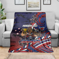 Samoa Wrestling Blanket Polynesian Warrior Funny Style DT05 - Polynesian Pride