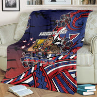Samoa Wrestling Blanket Polynesian Warrior Funny Style DT05 - Polynesian Pride