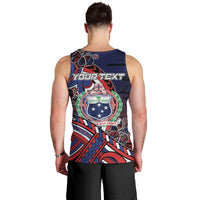 Personalised Samoa Wrestling Men Tank Top Polynesian Warrior Funny Style DT05 - Polynesian Pride