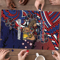 Samoa Wrestling Puzzle Polynesian Warrior Funny Style DT05 - Polynesian Pride