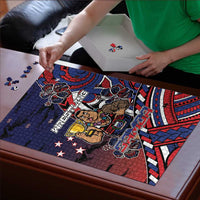 Samoa Wrestling Puzzle Polynesian Warrior Funny Style DT05 - Polynesian Pride