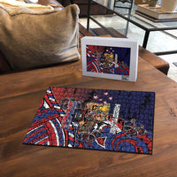 Samoa Wrestling Puzzle Polynesian Warrior Funny Style DT05 - Polynesian Pride