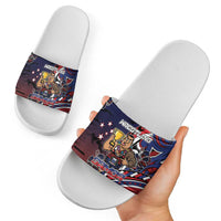 Samoa Wrestling Slide Sandals Polynesian Warrior Funny Style DT05 - Polynesian Pride