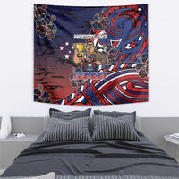 Samoa Wrestling Tapestry Polynesian Warrior Funny Style DT05 - Polynesian Pride