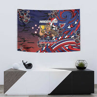 Samoa Wrestling Tapestry Polynesian Warrior Funny Style DT05 - Polynesian Pride