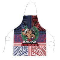 Samoa Boxing Apron Samoan Boxer Funny Style DT05 Red - Polynesian Pride