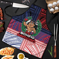 Samoa Boxing Apron Samoan Boxer Funny Style DT05 Red - Polynesian Pride