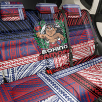 Samoa Boxing Back Car Seat Cover Samoan Boxer Funny Style DT05 - Polynesian Pride