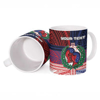 Personalised Samoa Boxing Ceramic Mug Samoan Boxer Funny Style DT05 - Polynesian Pride