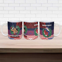 Personalised Samoa Boxing Ceramic Mug Samoan Boxer Funny Style DT05 - Polynesian Pride