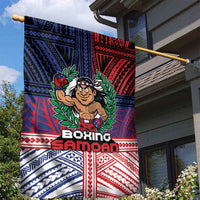 Samoa Boxing Garden Flag Samoan Boxer Funny Style DT05 - Polynesian Pride