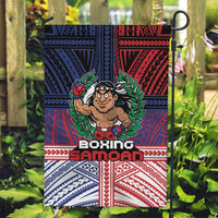 Samoa Boxing Garden Flag Samoan Boxer Funny Style DT05 Garden Flag Red - Polynesian Pride