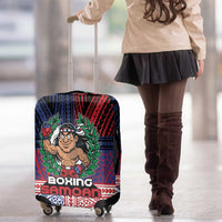 Samoa Boxing Luggage Cover Samoan Boxer Funny Style - Polynesian Pride
