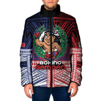 Personalised Samoa Boxing Padded Jacket Samoan Boxer Funny Style - Polynesian Pride