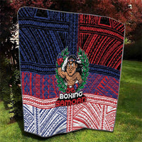 Samoa Boxing Quilt Samoan Boxer Funny Style DT05 - Polynesian Pride