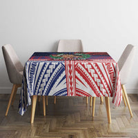 Samoa Boxing Tablecloth Samoan Boxer Funny Style DT05 - Polynesian Pride
