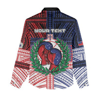 Personalised Samoa Boxing Women Casual Shirt Samoan Boxer Funny Style DT05 - Polynesian Pride