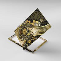 Niue Canvas Wall Art Niuean Crab Waves Style