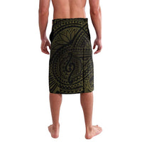 Personalised Niue Lavalava Niuean Crab Waves Style