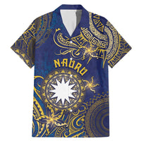 Personalised Nauru Family Matching Mermaid Dress and Hawaiian Shirt Hibiscus Polynesian Tribal Pattern