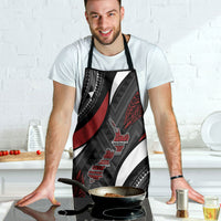Aotearoa New Zealand Native Birds Map Apron Silver Fern Tribal Pattern DT05 - Polynesian Pride