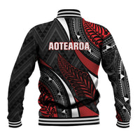 Aotearoa New Zealand Native Birds Map Baseball Jacket Silver Fern Tribal Pattern DT05 - Polynesian Pride