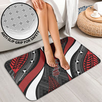 Aotearoa New Zealand Native Birds Map Bathroom Set Silver Fern Tribal Pattern DT05 - Polynesian Pride