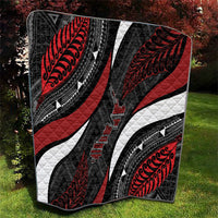 Aotearoa New Zealand Native Birds Map Quilt Silver Fern Tribal Pattern DT05 - Polynesian Pride