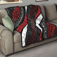 Aotearoa New Zealand Native Birds Map Quilt Silver Fern Tribal Pattern DT05 - Polynesian Pride