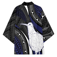 Personalised New Zealand Kiwi Kimono Silver Fern Tribal Pattern DT05 - Polynesian Pride