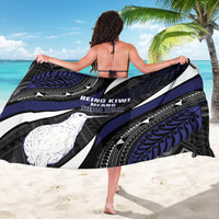 Personalised New Zealand Kiwi Sarong Silver Fern Tribal Pattern DT05 - Polynesian Pride