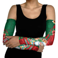 Hawaii Christmas Arm Sleeves Mele Kalikimaka Funny Hawaiian Santa - Polynesian Pride