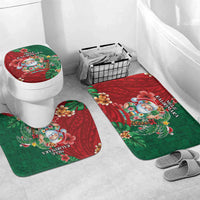 Hawaii Christmas Bathroom Set Mele Kalikimaka Funny Hawaiian Santa - Polynesian Pride