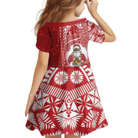 Tonga Christmas Family Matching Off Shoulder Maxi Dress and Hawaiian Shirt Kilisimasi Fiefia - Polynesian Pride