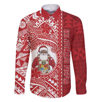 Tonga Christmas Family Matching Short Sleeve Bodycon Dress and Hawaiian Shirt Kilisimasi Fiefia - Polynesian Pride