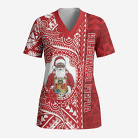 Tonga Christmas Scrub Top Kilisimasi Fiefia - Polynesian Pride