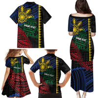 Personalised Philippines Christmas Family Matching Puletasi and Hawaiian Shirt Xmas Tree Filipino Tribal Patterns - Polynesian Pride